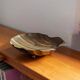 Vintage brass coupe by Renzo Cassetti - Mid-Century design Italy 1960s - Christmas gift idea, elegant retro table decoration, centrepiece.