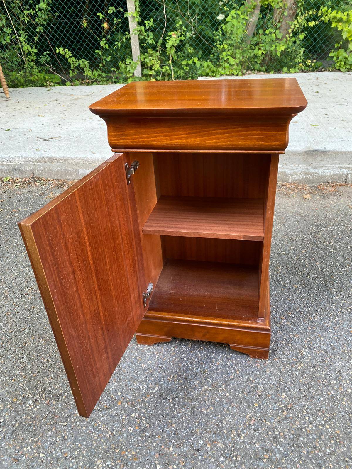 Louis Philippe wooden bedside table