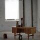Free-standing desk in Oak by Henning Kjærnulf, Mid-century Danish Modern, 1950s