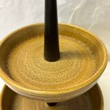 Servant in stoneware and teak