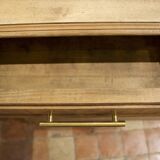 Buffet two body renovated, veneer in olive wood