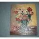 Gouty 'bouquet of roses' oil on canvas table
