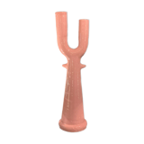 Vintage ceramic candlestick vase