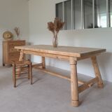 Brutalist farmhouse table