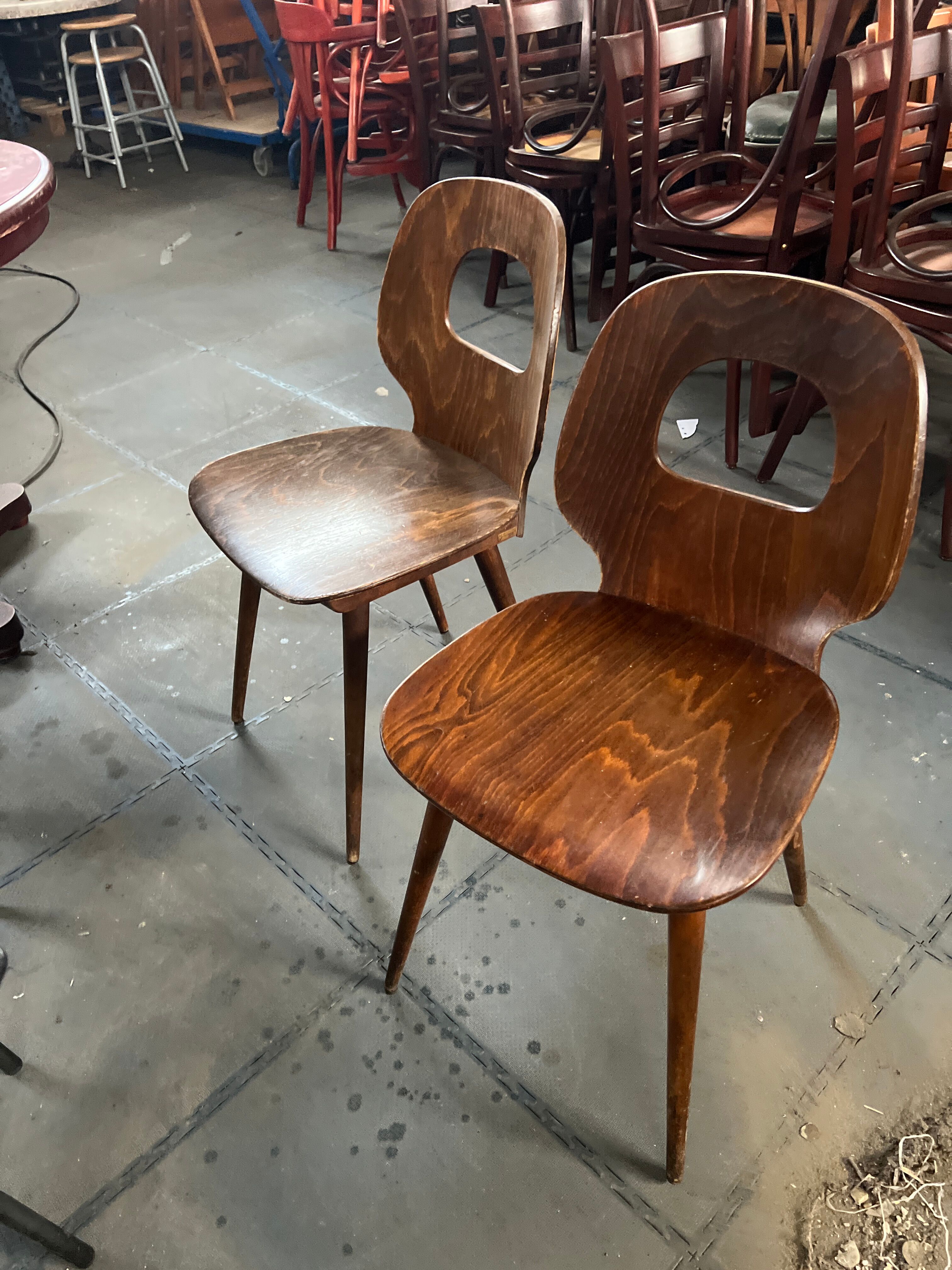 Pair of Baumann chairs