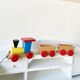 Wooden toy train to pull