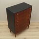 Teak chest of drawers, Danish design, 1960s, designer: Kai Kristiansen, man