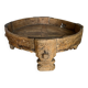 Indian Low Table Chakki Antique Solid Wood