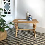Rattan coffee table