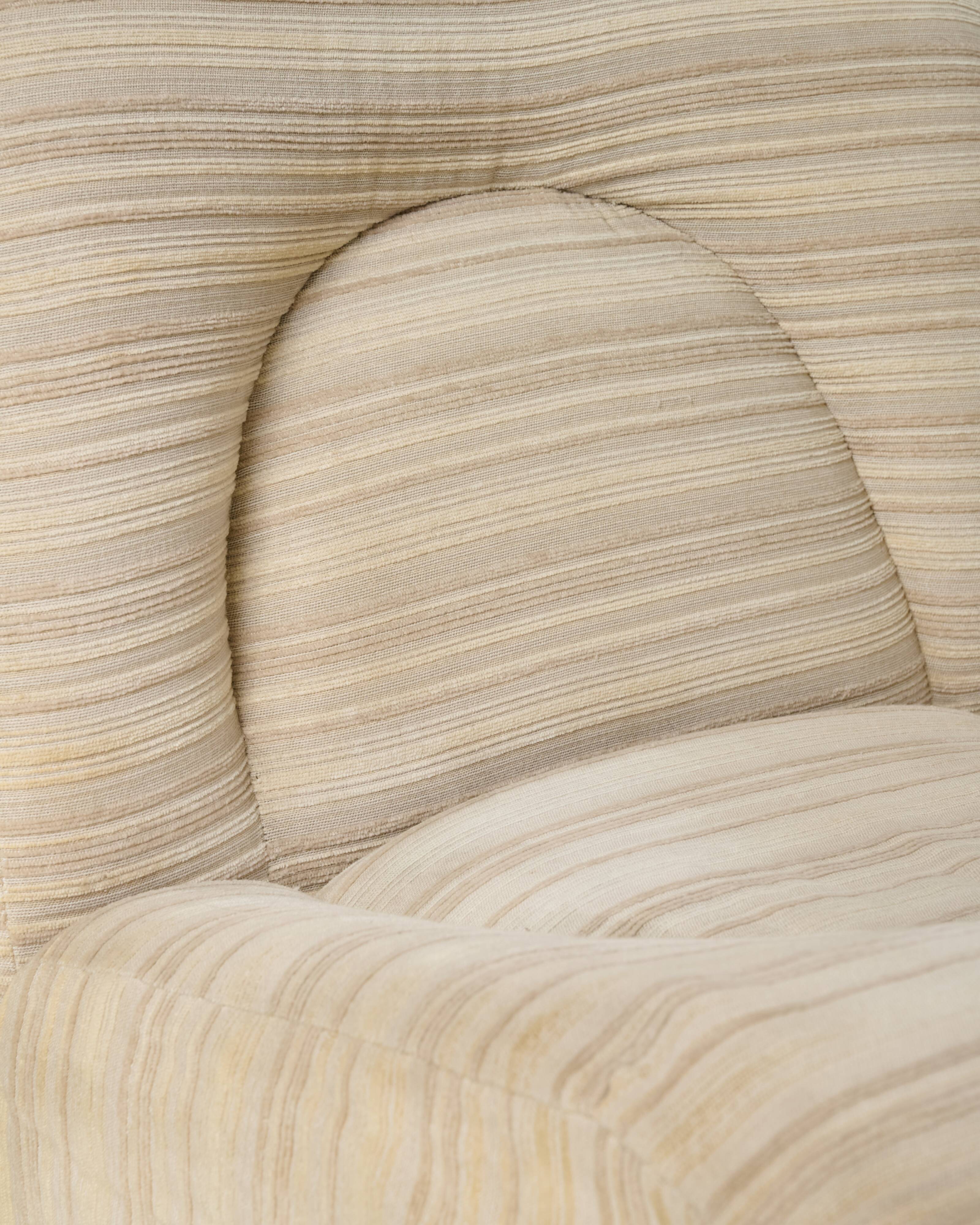 Beige modular sofa, Space Age, Italy, 1970s