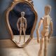 Ornate golden mirror 40x24