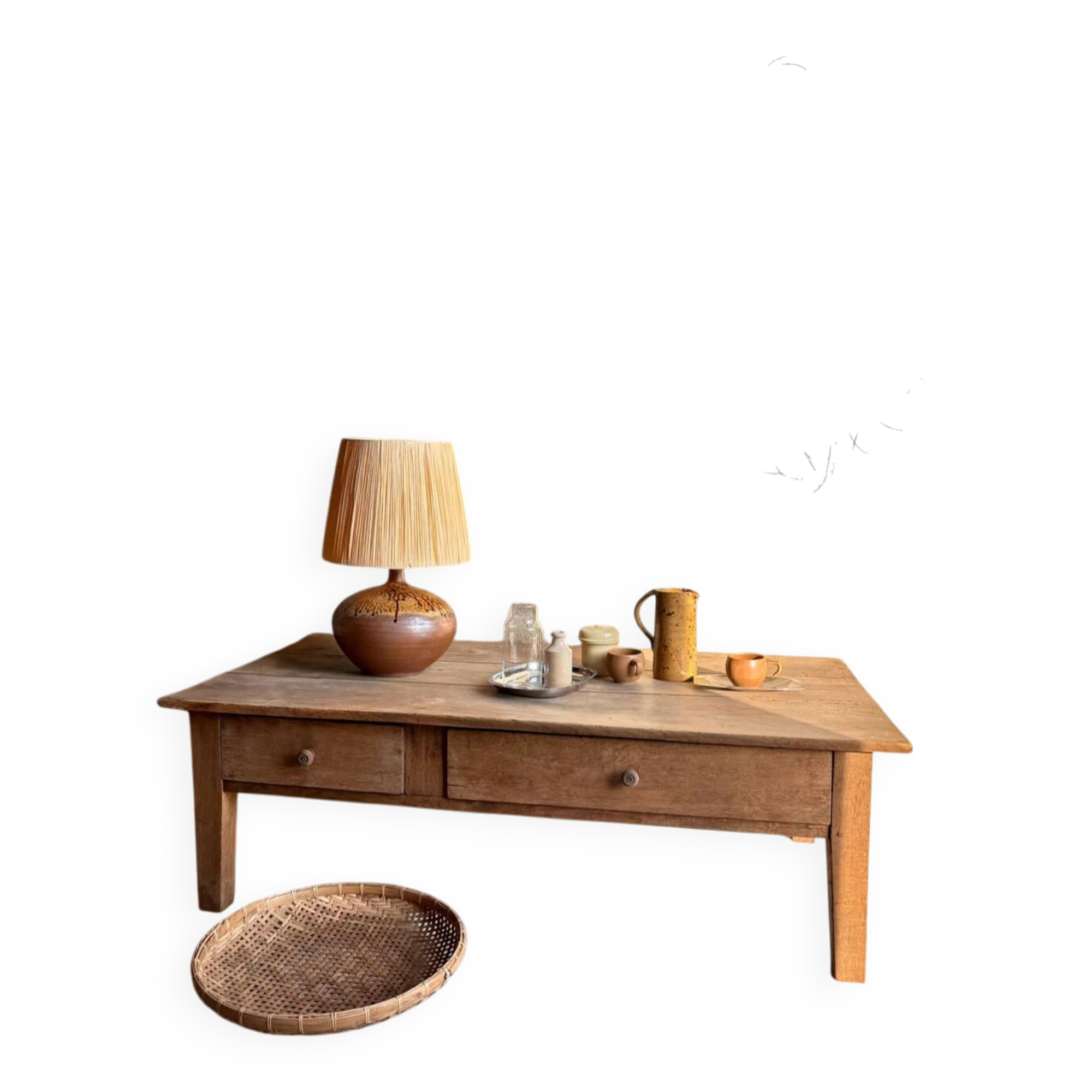 Table basse en chêne