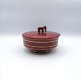 Elephant red ceramic box