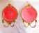 Pair of Napoleon III porcelain and bronze wall lights