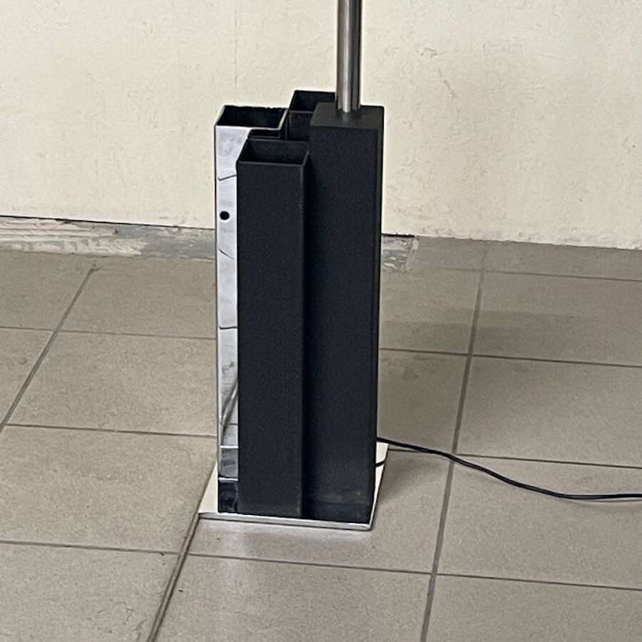 Arc floor lamp attributed to Goffredo Reggiani, 1970s