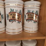 Lot of old medicine jars