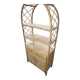 Rattan bookshelf
