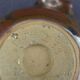 Pair of vintage glazed stoneware bowls signed MJB