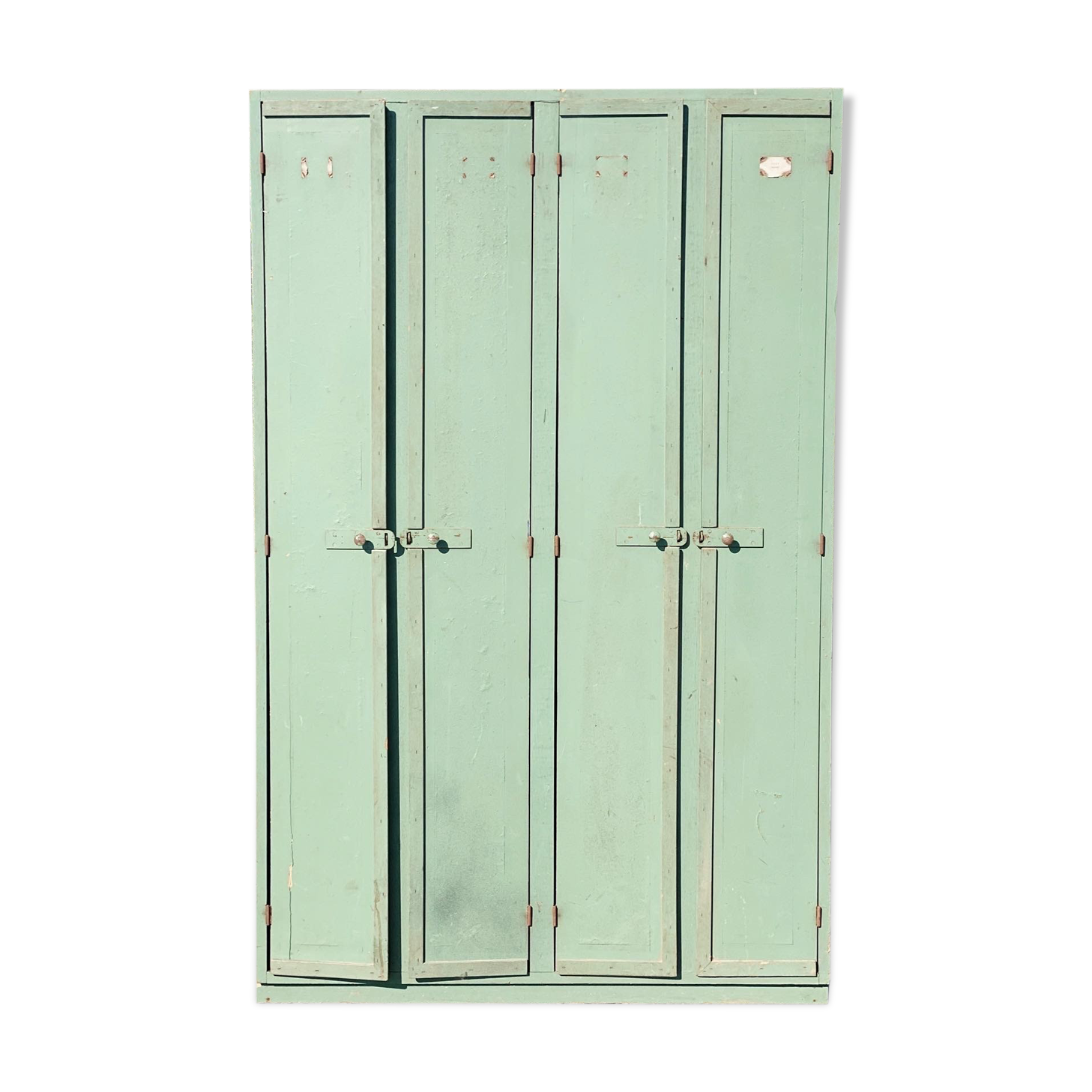 Former wooden workshop locker room