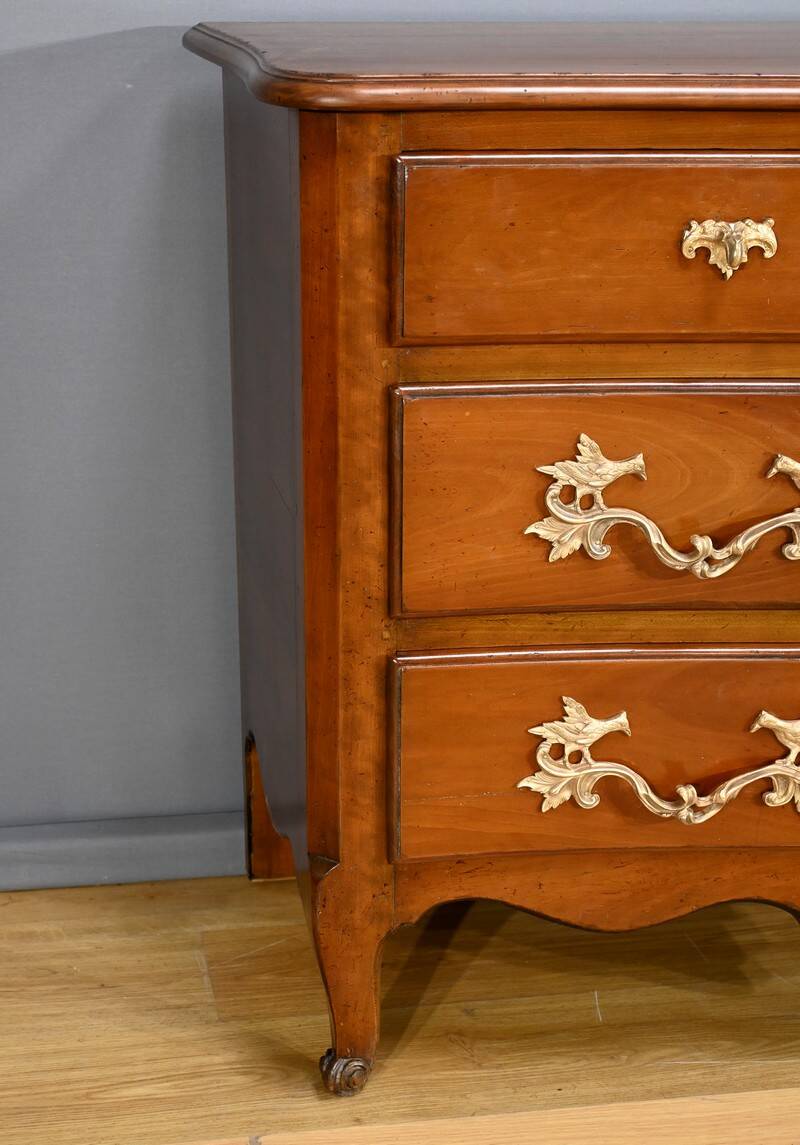 Cherrywood chest of drawers, stamped A.Mailfert – 1st part of the 20th century