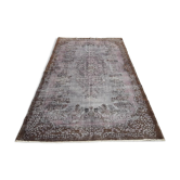 Grey Vintage Turkish Rug sku v768