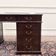 Bureau anglais classique avec incrustation en cuir