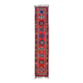 Tapis de couloir vintage géométrique coloré 2x12, 73x373 cm