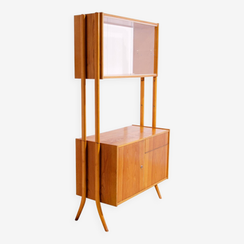 Mid century wall shelf bookcase by František Jirák for Tatra nábytok, 1960´s