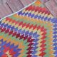 Vintage Turkish kilim handwoven 162x285 cm