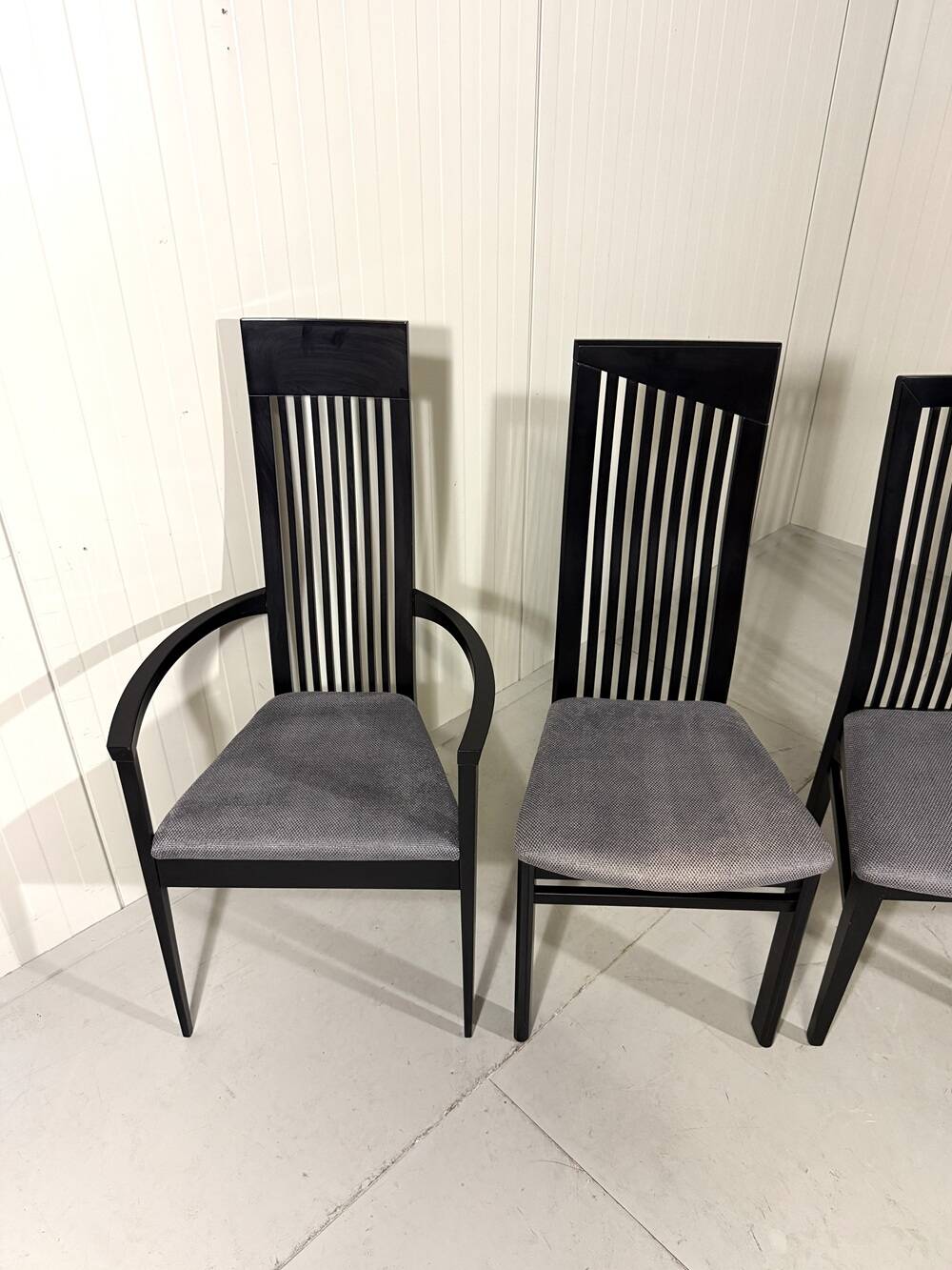 Chaises de salle à manger Tonon Italie par Wolf Schmidt Bandelow années 1980.