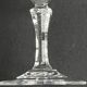 6 Engraved crystal water glasses