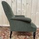 Fauteuil Bergère époque Napoléon III velours vert