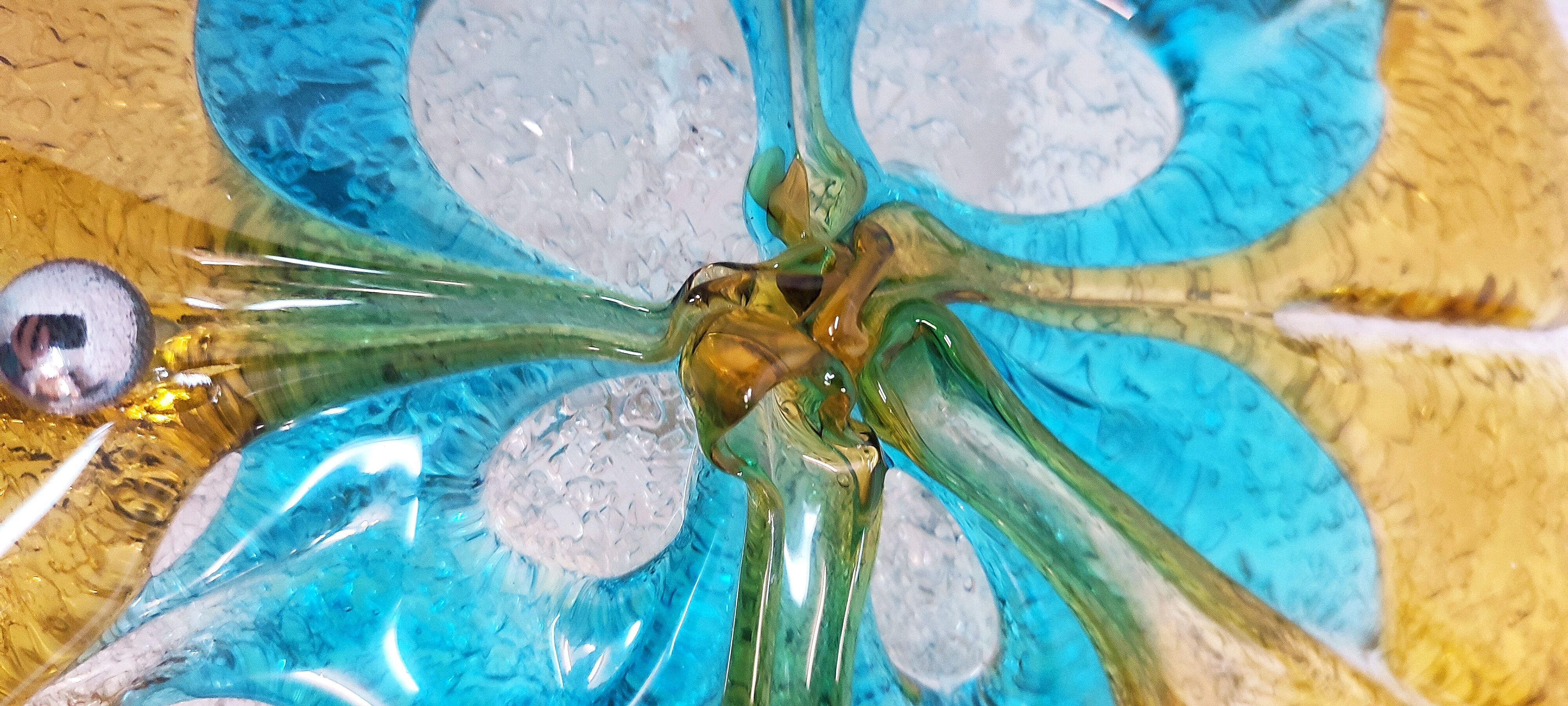 Applique murale en verre de Murano