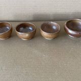 Set of 4 miniature bowls from the 70s