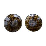 Set of 2 Domino cups from Sarreguemines
