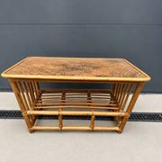 Wicker coffee table
