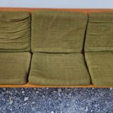 Living room set: sofa and 2 boomerang-style armchairs, 1950s