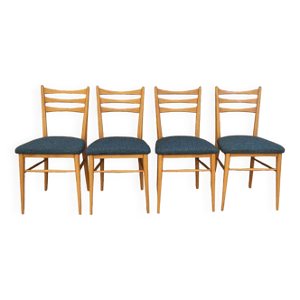 Set de 4 chaises scandinave, années 50/60