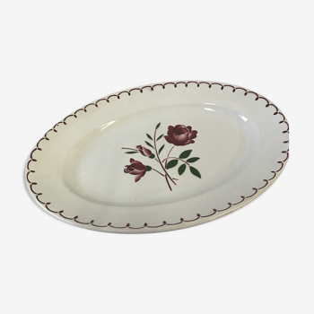 Old dish floral