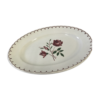 Old dish floral