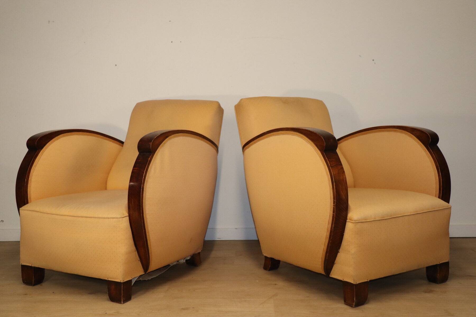 Pair of Art Deco armchairs – 1930s/40s