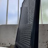 Set of 4 black lacquer chairs