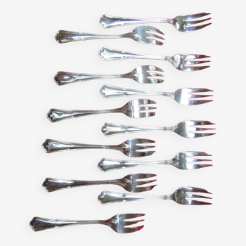 12 forks for dessert - ercuis model contours victoria