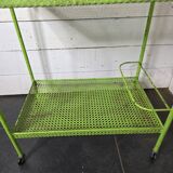 Rolling trolley Mathieu Matégot style from the 50s