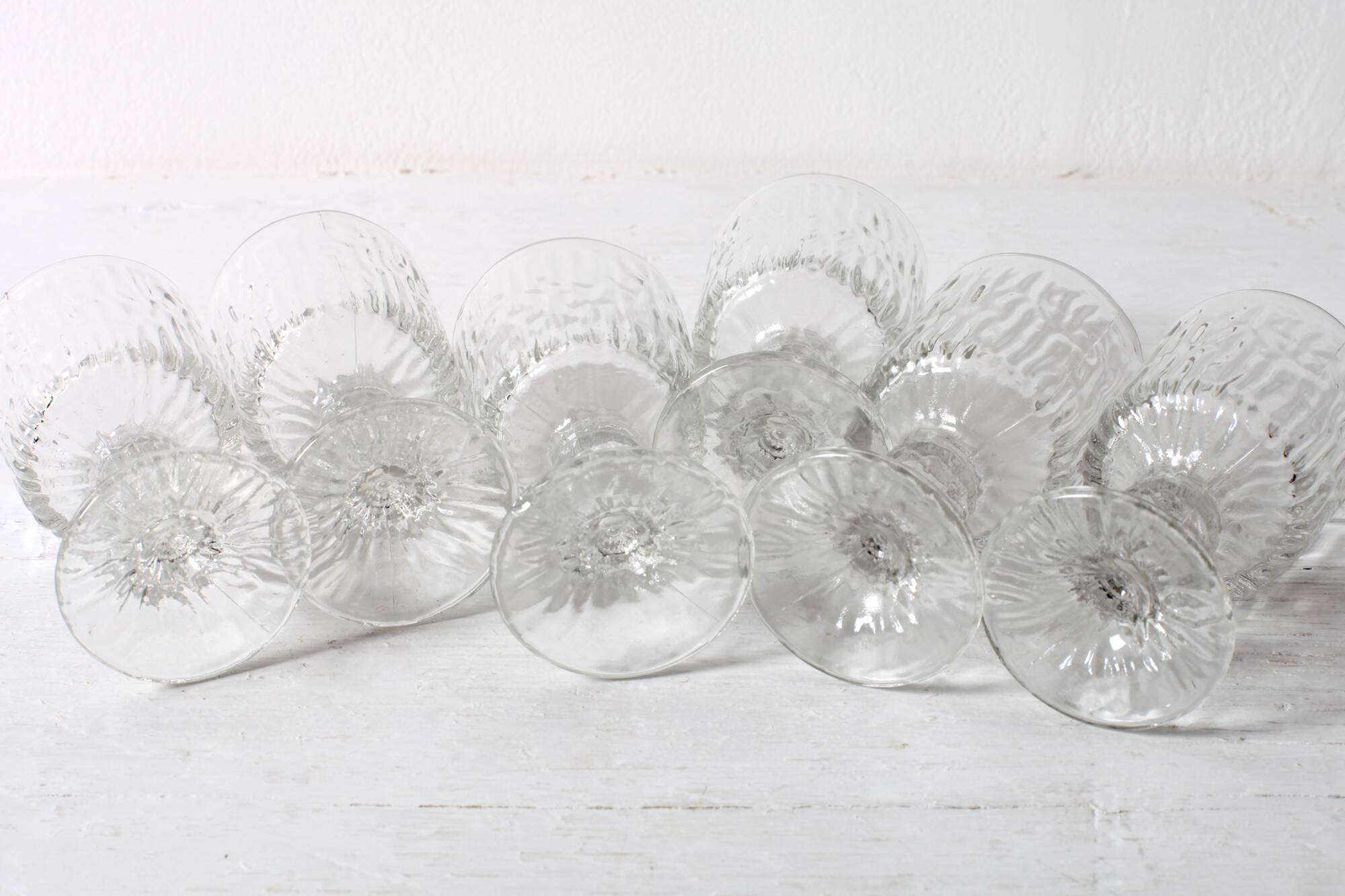 Set of 6 Ravenhead Siesta Bark Shot Glasses 6 cl / United Kingdom / 1970s