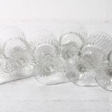 Set of 6 Ravenhead Siesta Bark Shot Glasses 6 cl / United Kingdom / 1970s