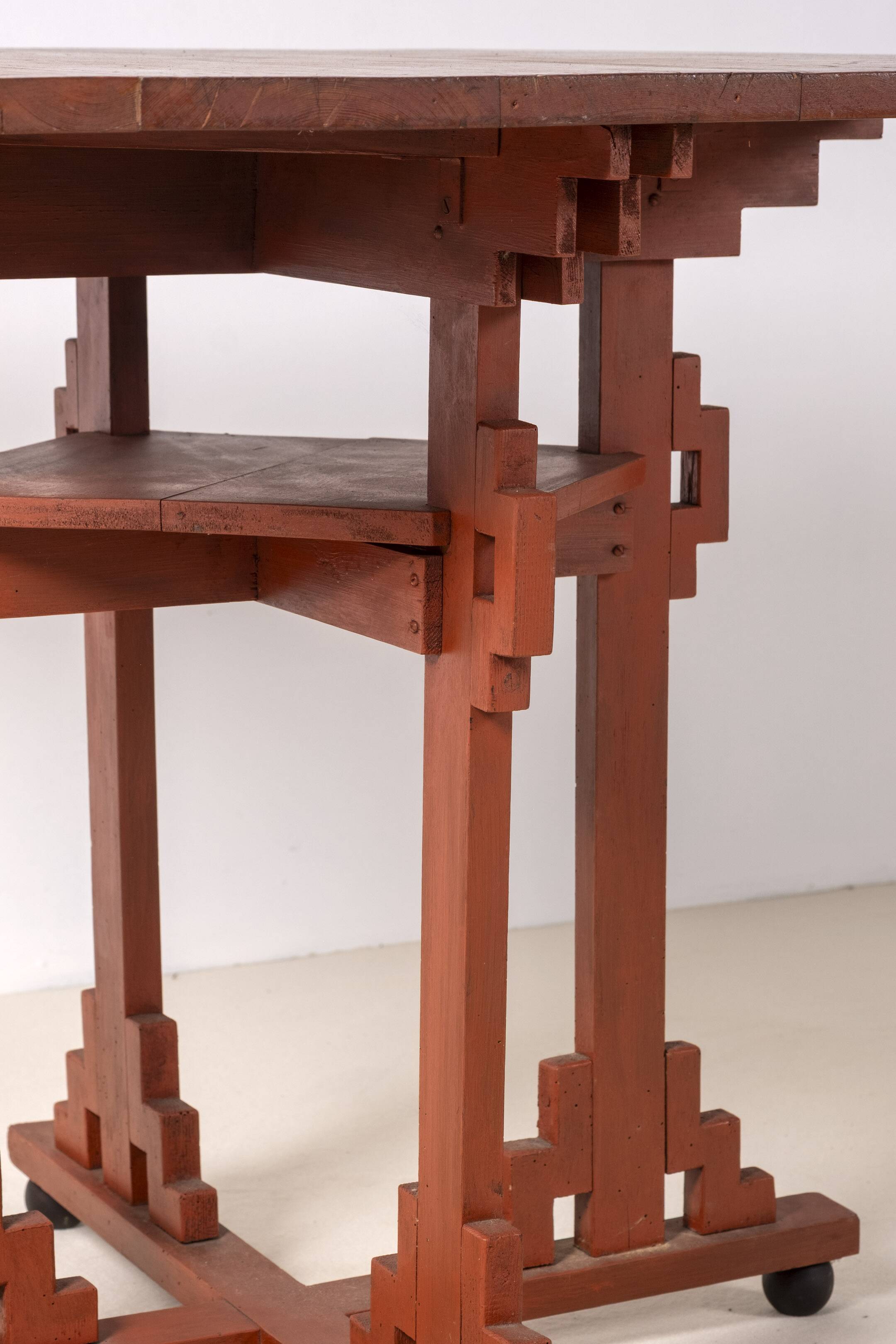 Scandinavian Art Deco Pine Table, Early 20th Century, Denmark