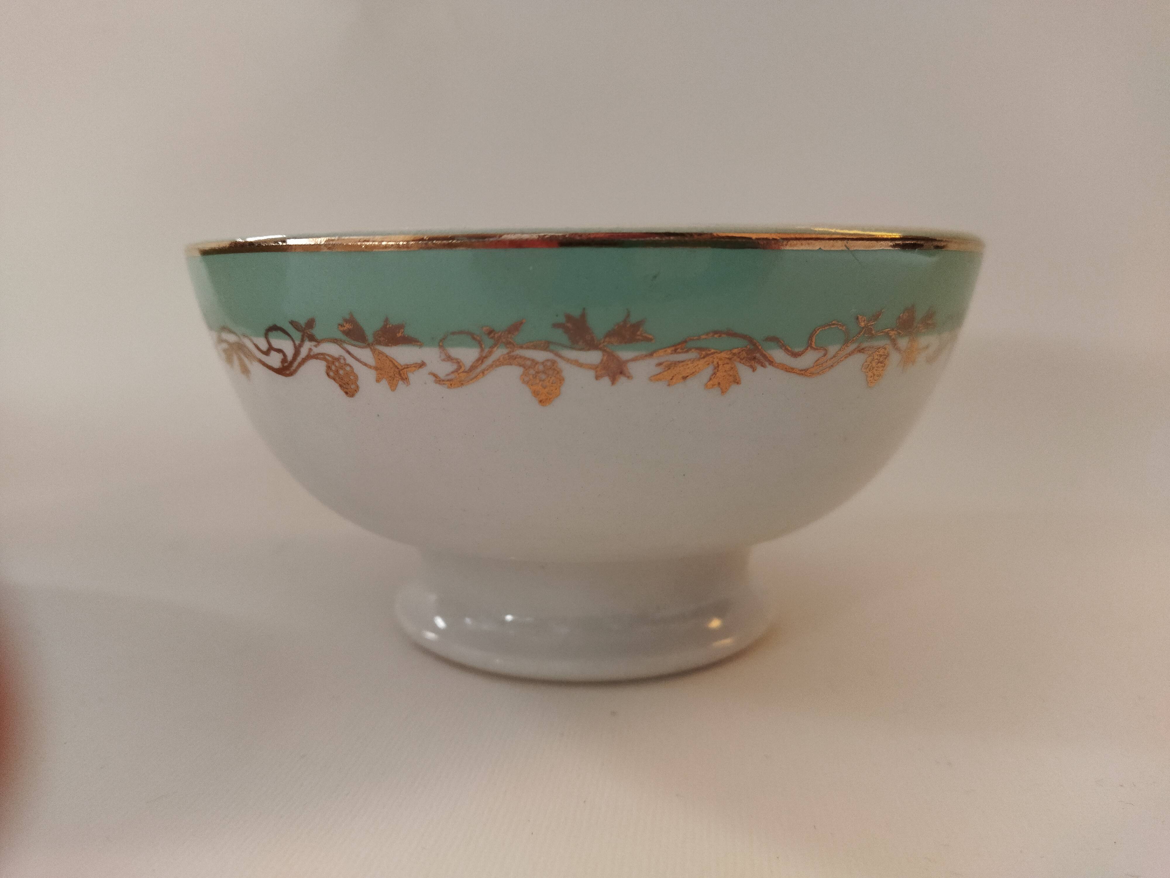 Six fenal badonviller bowls
