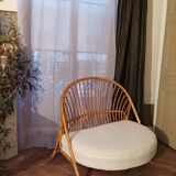 Rattan armchair from the 60s