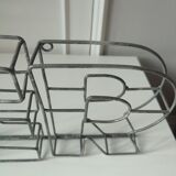 Zinc workshop sign